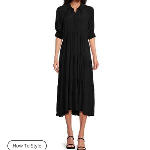 A Loves A black maxi dress.